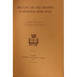 The law and the practice of municipal home rule