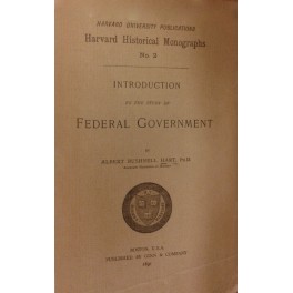 Introduction to the study of federal government