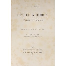 L'evolution du droit