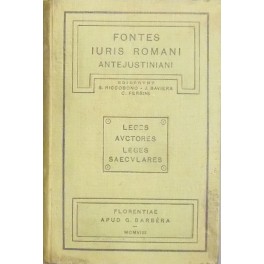 Fontes iuris romani antejustiniani in usum scholar