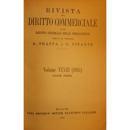 Rivista del Diritto Commerciale e del diritto generale delle obbligazioni. 