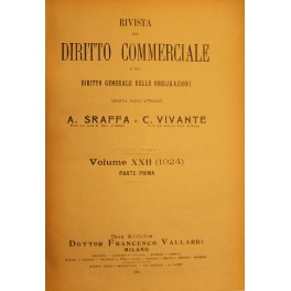 Rivista del Diritto Commerciale e del diritto generale delle obbligazioni