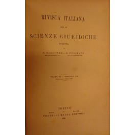 Rivista italiana per le scienze giuridiche