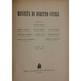 Rivista di diritto civile