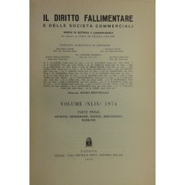 Il Diritto Fallimentare e delle società commerciali.