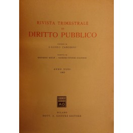 Rivista trimestrale di diritto pubblico.