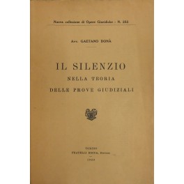 Il silenzio nella teoria delle prove giudiziali