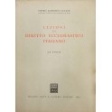 Lezioni di diritto ecclesiastico italiano. Le fonti