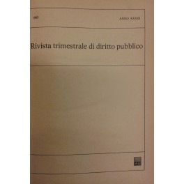 Rivista trimestrale di diritto pubblico