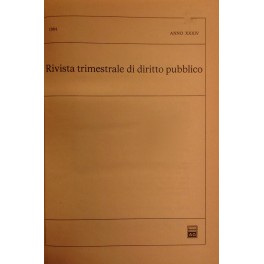 Rivista trimestrale di diritto pubblico