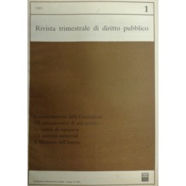 Rivista trimestrale di diritto pubblico