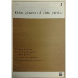 Rivista trimestrale di diritto pubblico.