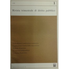 Rivista trimestrale di diritto pubblico.