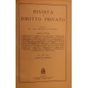 Rivista di diritto privato. Diretta da Mario Rotondi