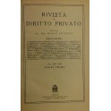 Rivista di diritto privato. Diretta da Mario Rotondi