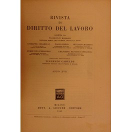 Rivista di diritto del lavoro