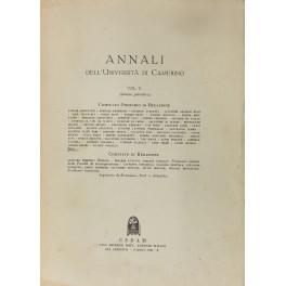 Lo spazio atmosferico nel diritto internazionale (Enriques). Appunti sul pegno dei frutti nel diritto romano (Romano)