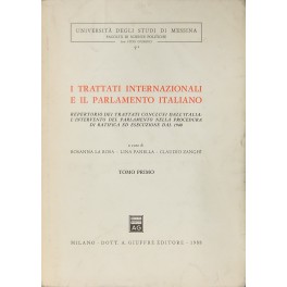 I trattati internazionali e il Parlamento italiano