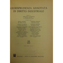 Giurisprudenza annotata di diritto industriale