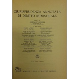 Giurisprudenza annotata di diritto industriale