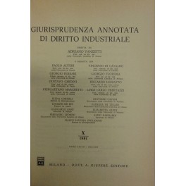 Giurisprudenza annotata di diritto industriale