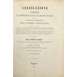 Legislazione civile commerciale e criminale. Vol. II