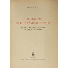 Il matrimonio dello straniero in Italia