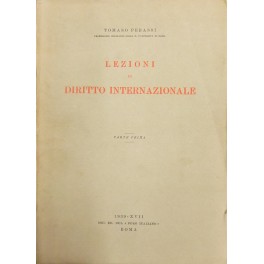 Lezioni di diritto internazionale. Parte I e II