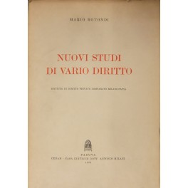 Nuovi studi di vario diritto