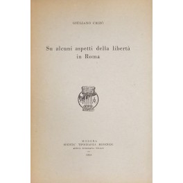 Su alcuni aspetti della libertà in Roma