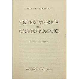 Sintesi storica del Diritto Romano