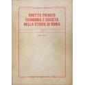 Diritto privato economia e società nella storia di Roma.