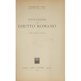 Istituzioni di diritto romano