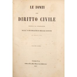 Le fonti del diritto civile