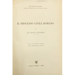 Il processo civile romano