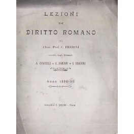 Lezioni di diritto romano