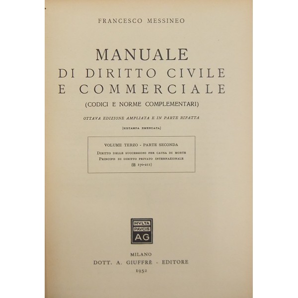 Diritto Commerciale - 1. 1) Introduzione 