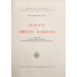 Scritti di diritto romano