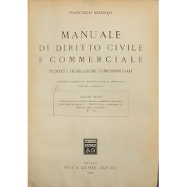 Manuale di diritto civile e commerciale 