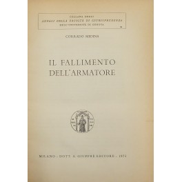 Il fallimento dell'armatore