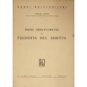 Primi orientamenti di filosofia del diritto