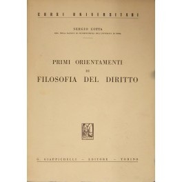 Primi orientamenti di filosofia del diritto