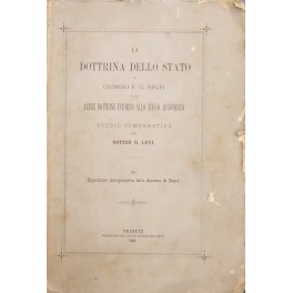 La dottrina dello Stato di Giorgio F. G. Hegel 