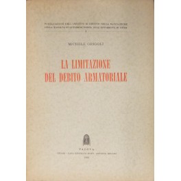 La limitazione del debito armatoriale