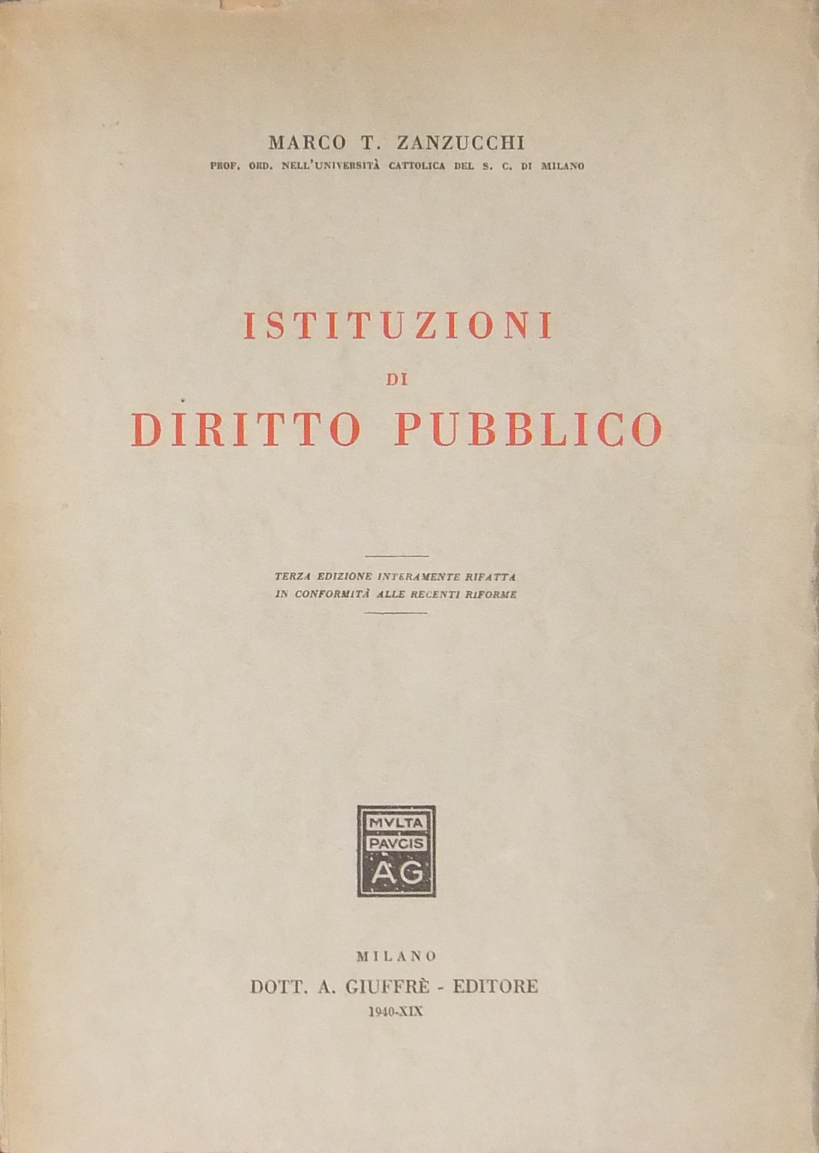 Istituzioni Di Diritto Pubblico