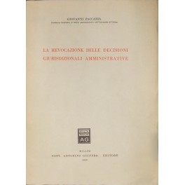 La revocazione delle decisioni giurisdizionali amministrative