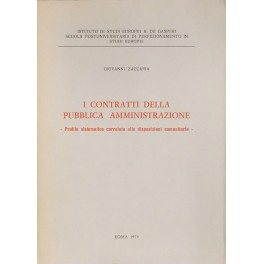 I contratti della pubblica amministrazione