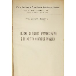 Lezioni di diritto amministrativo 