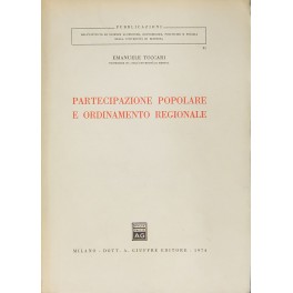 Partecipazione popolare e ordinamento regionale