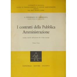 I contratti della Pubblica Amministrazione